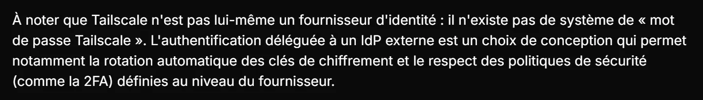 Explication Lumo modes authentification Tailscale